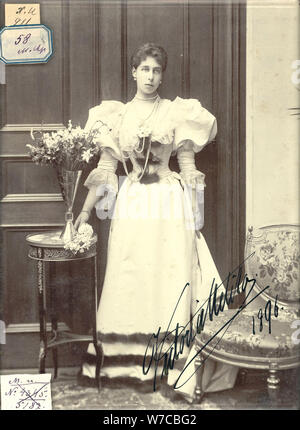 La princesse Victoria Melita de Saxe-cobourg et Gotha (1876-1936). Banque D'Images
