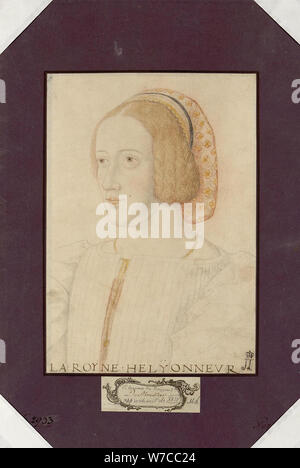 Portrait de la Reine Eléonore d'Autriche (1498-1558). Banque D'Images