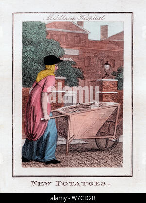 'Pommes de terre', Middlesex Hospital, Londres, 1805. Artiste : Inconnu Banque D'Images