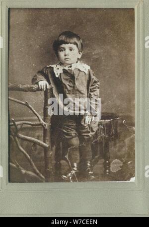 Mikhail Zoshchenko comme enfant. Banque D'Images