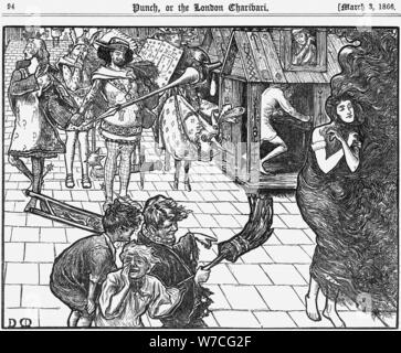 "Une légende de Camelot. Partie 1, 1866. Artiste : George du Maurier Banque D'Images