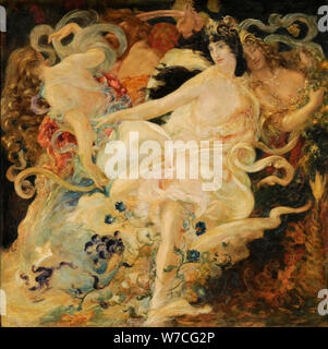 Parsifal. La fleur Maidens, 1896. Banque D'Images