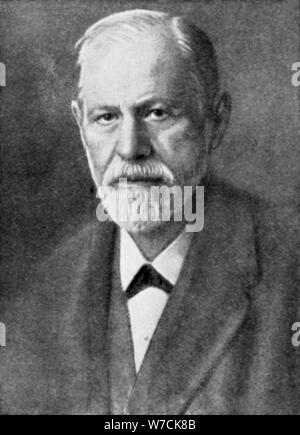 Sigmund Freud (1856-1939), neurologue autrichien. Artiste : Inconnu Banque D'Images