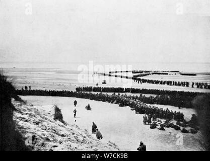 La retraite de Dunkerque, World War 2, 1940. Artiste : Inconnu Banque D'Images