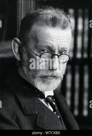 Paul Ehrlich (1854-1915), bactériologiste allemand. Artiste : Inconnu Banque D'Images