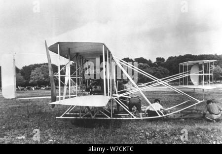 Militaire des frères Wright Flyer de 1909. Artiste : Inconnu Banque D'Images