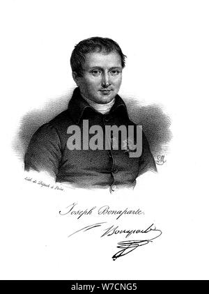 Joseph Bonaparte (1768-1844), c1830. Artiste : Delpech Banque D'Images