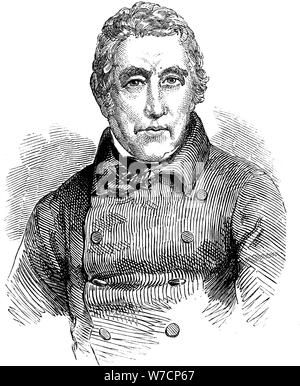 John Barrow (1764-1848), voyageur anglais et administrateur de la marine. Artiste : Inconnu Banque D'Images