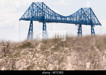 Pont Transbordeur de RSPB Saltholme, County Durham Banque D'Images