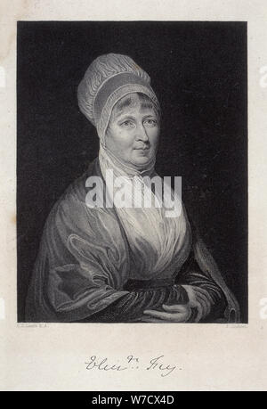 Elizabeth Fry, 1844. Artiste : J Cochran Banque D'Images