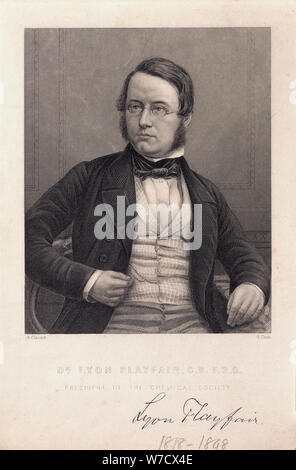 Le Dr Lyon Playfair, c1850-c1880 ?). Artiste : 24,99 G Banque D'Images