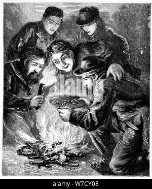 Chercheurs d'or californiens, c1880. Artiste : Inconnu Banque D'Images