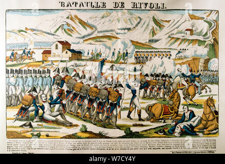 Bataille de Rivoli', 14 janvier, 1797, (19e siècle). Artiste : Inconnu Banque D'Images