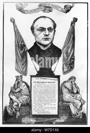 'Allégorie de Hermann Stellmacher', 1884 Artiste : Inconnu Banque D'Images