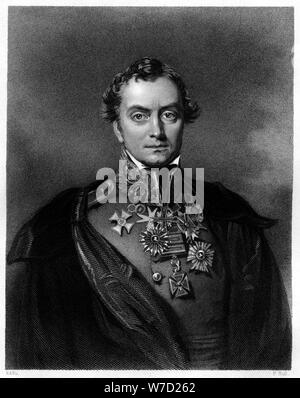 Henry Hardinge, 1er vicomte Hardinge, 1837.Artiste : Francis Holl Banque D'Images