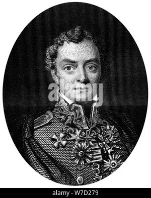 Henry Hardinge, 1er vicomte Hardinge, 1837. Artiste : Inconnu Banque D'Images