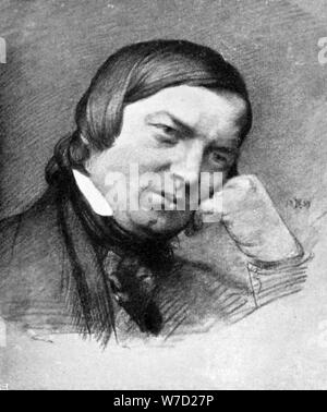 Robert Schumann (1810-1856), compositeur et pianiste, 1909.Artiste : Robert Schumann : Artiste inconnu Banque D'Images