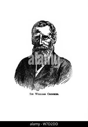 Sir William Crookes, chimiste et physicien anglais, (20ème siècle). Artiste : Inconnu Banque D'Images