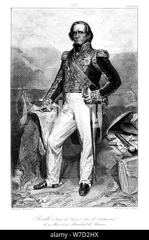 Nicolas Jean de Dieu Soult (1769-1851), duc de Dalmatie, 1839.Artiste : De Mare Banque D'Images