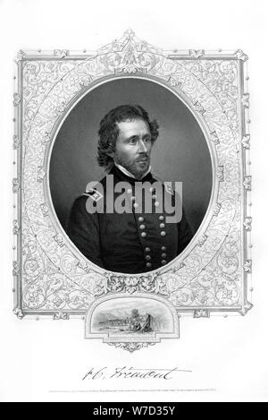 John C. Fremont, soldat américain, explorer, et candidat à la Présidentielle, 1862-1867. Artiste : Inconnu Banque D'Images