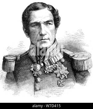 Le Roi Léopold I de Belgique, 19e siècle. Artiste : Inconnu Banque D'Images