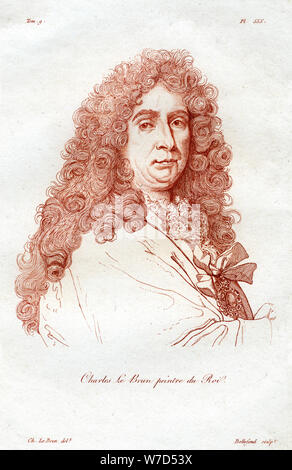 Charles le Brun, Painter, Français (xixe siècle.)Artiste : Bellefond Banque D'Images