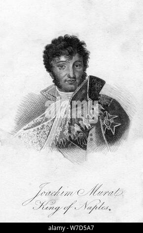 Joachim Murat, Roi de Naples, 19e siècle. Artiste : Inconnu Banque D'Images