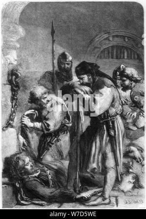 'La mort de Richard II', 1861.Artiste : Thomas W Banque D'Images