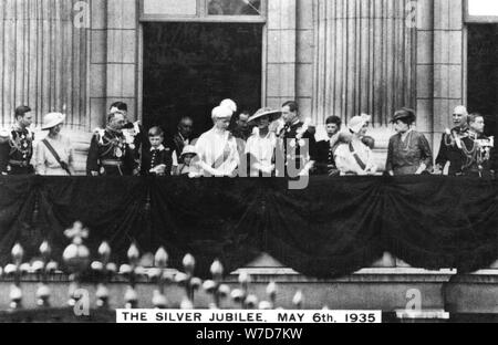 Le roi George V Jubilé d'argent, Londres, le 6 mai, 1935. Artiste : Inconnu Banque D'Images