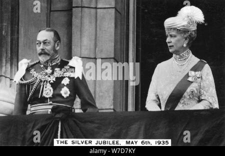 Le roi George V Jubilé d'argent, Londres, le 6 mai, 1935. Artiste : Inconnu Banque D'Images