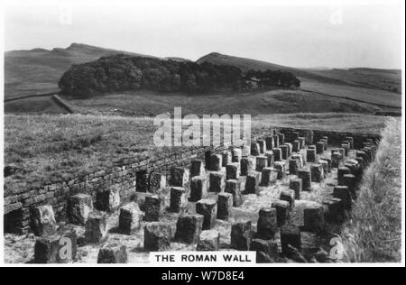 Le mur Romain de Housesteads, Northumberland, 1937. Artiste : Inconnu Banque D'Images