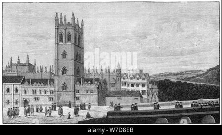 Magdalen College, Oxford, 17e siècle, (1894). Artiste : Inconnu Banque D'Images