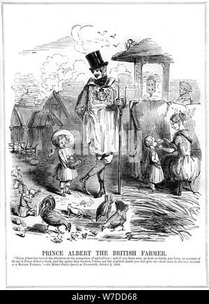 Le Prince Albert 'paysan' britannique, 1843. Artiste : Inconnu Banque D'Images