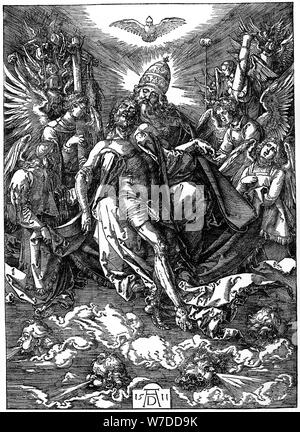 "La Sainte Trinité", 1511, (1936). Artiste : Albrecht Dürer Banque D'Images