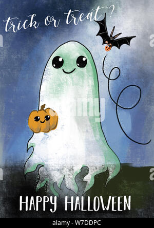 Thème de l'halloween art illustration Banque D'Images