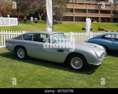 Aston Martin DB6 sur l'écran au Concours, Sun City, Afrique du Sud Banque D'Images