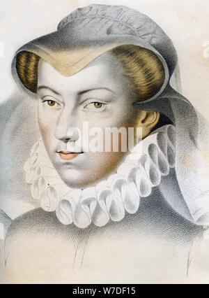 Louise de Lorraine-Vaudémont (1553-1601), 16e siècle (1849).Artiste : Franz Kellerhoven Banque D'Images