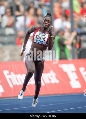 KWAYIE Neukoellner Lisa Marie (SF) l'action. 200m, demi-finale des femmes sur allemand 04.08.2019 Championnats mondiaux d'athlétisme 2019, à partir de la 03.08. - 04.08.2019 à Berlin/Allemagne. Dans le monde d'utilisation | Banque D'Images