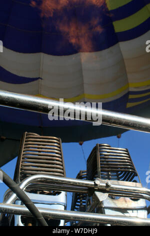 Ballon à air chaud, Drakensberg, Afrique du Sud Banque D'Images