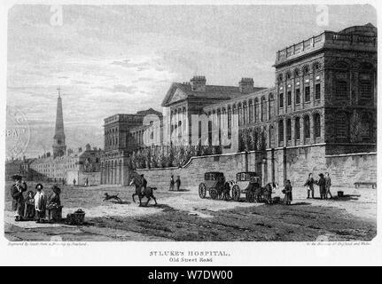 À l'hôpital, Old Street, Londres, Finsbury, 1815.Artiste : Sands Banque D'Images