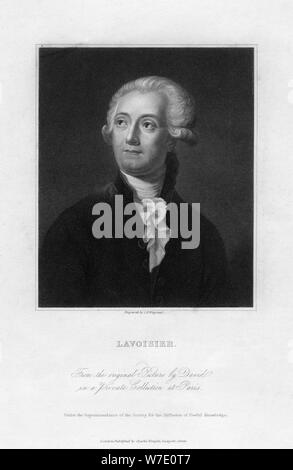 Antoine Lavoisier, chimiste français du 18e siècle, 19e siècle. Créateur : CE Wagstaff. Banque D'Images