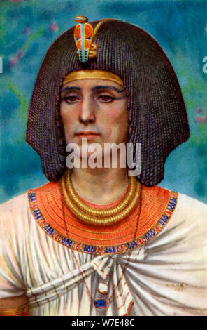 Sety I, pharaon égyptien de la 19ème dynastie, 13ème siècle avant J.-C. (1926). Artiste : Winifred Mabel Brunton Banque D'Images