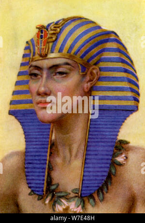 Akhenaton, pharaon égyptien de la xviiie dynastie, 14ème siècle avant J.-C. (1926). Artiste : Winifred Mabel Brunton Banque D'Images