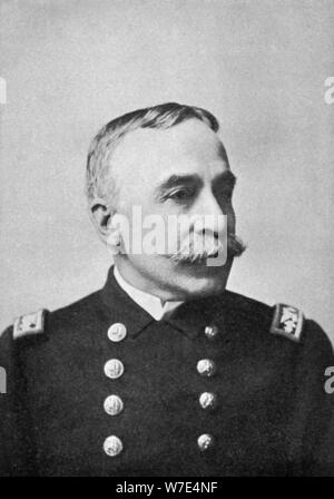 George Dewey, amiral américain, 1898. Artiste : Inconnu Banque D'Images