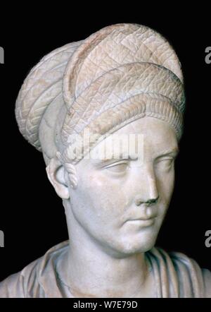 Buste de Matidia, 2e siècle. Artiste : Inconnu Banque D'Images