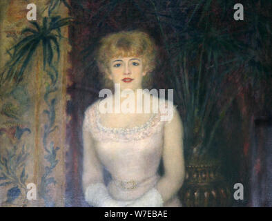 'Portrait de l'actrice Jeanne Samary', 1878. Artiste : Pierre-Auguste Renoir Banque D'Images