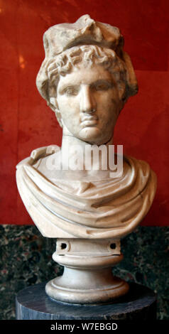 Buste de Paris, fils du roi de Troie Priam. Artiste : Inconnu Banque D'Images