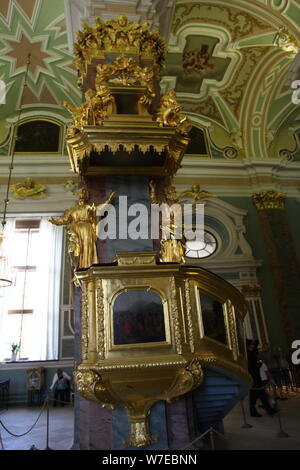 Chaire, Pierre et Paul, Cathédrale St Petersburg, Russie, 2011. Artiste : Sheldon Marshall Banque D'Images