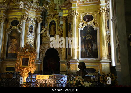 L'intérieur, la cathédrale de Pierre et Paul, Saint-Pétersbourg, Russie, 2011. Artiste : Sheldon Marshall Banque D'Images