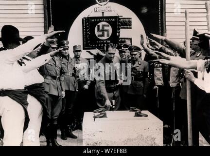 Sous-Führer Nazi Rudolf Hess, Weimar, Allemagne, mai 1937. Artiste : Inconnu Banque D'Images